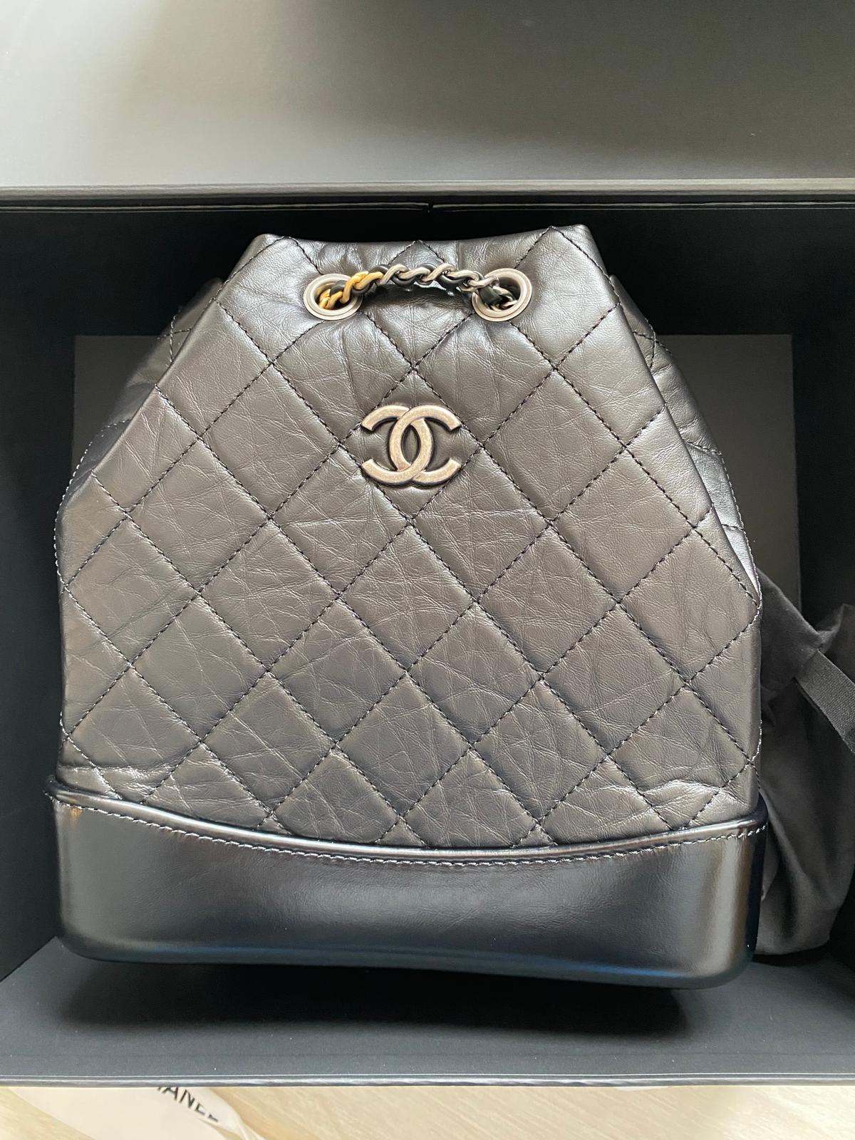 Chanel Gabrielle backpack black